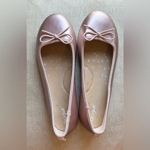 Girls Size Cat & Jack Pink/Gold Flats